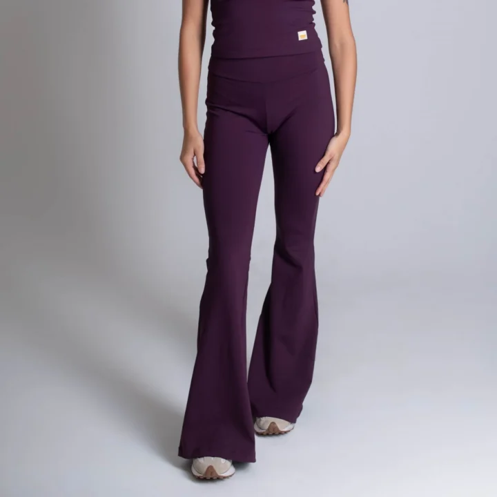 Calça Flare Roxo