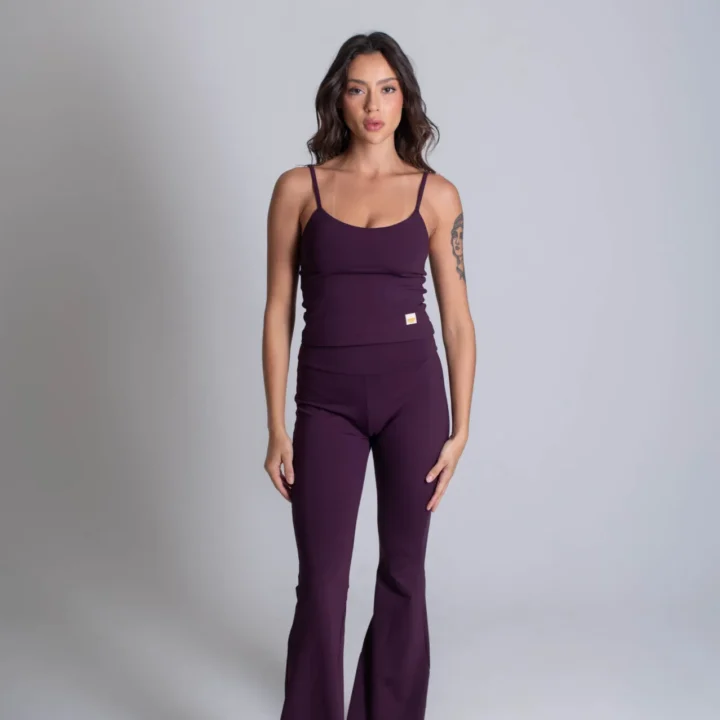 Alternative view of Calça Flare Roxo