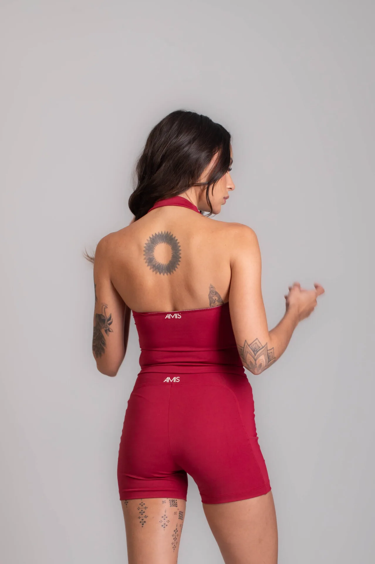 Top Regata Moving Vermelho Cherry - Imagem 3
