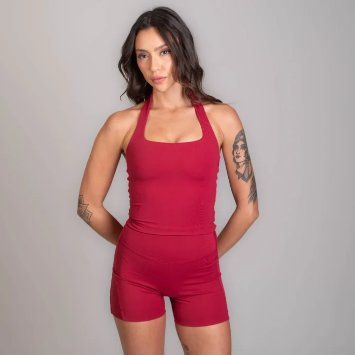 Alternative view of Top Regata Moving Vermelho Cherry