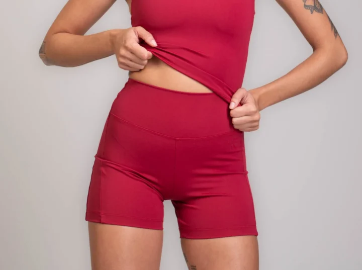 Short Beauty Vermelho Cherry